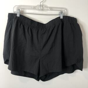 Old Navy Active NWT Women's Stretch Tech Dry Quick Lined Shorts in Black XXL